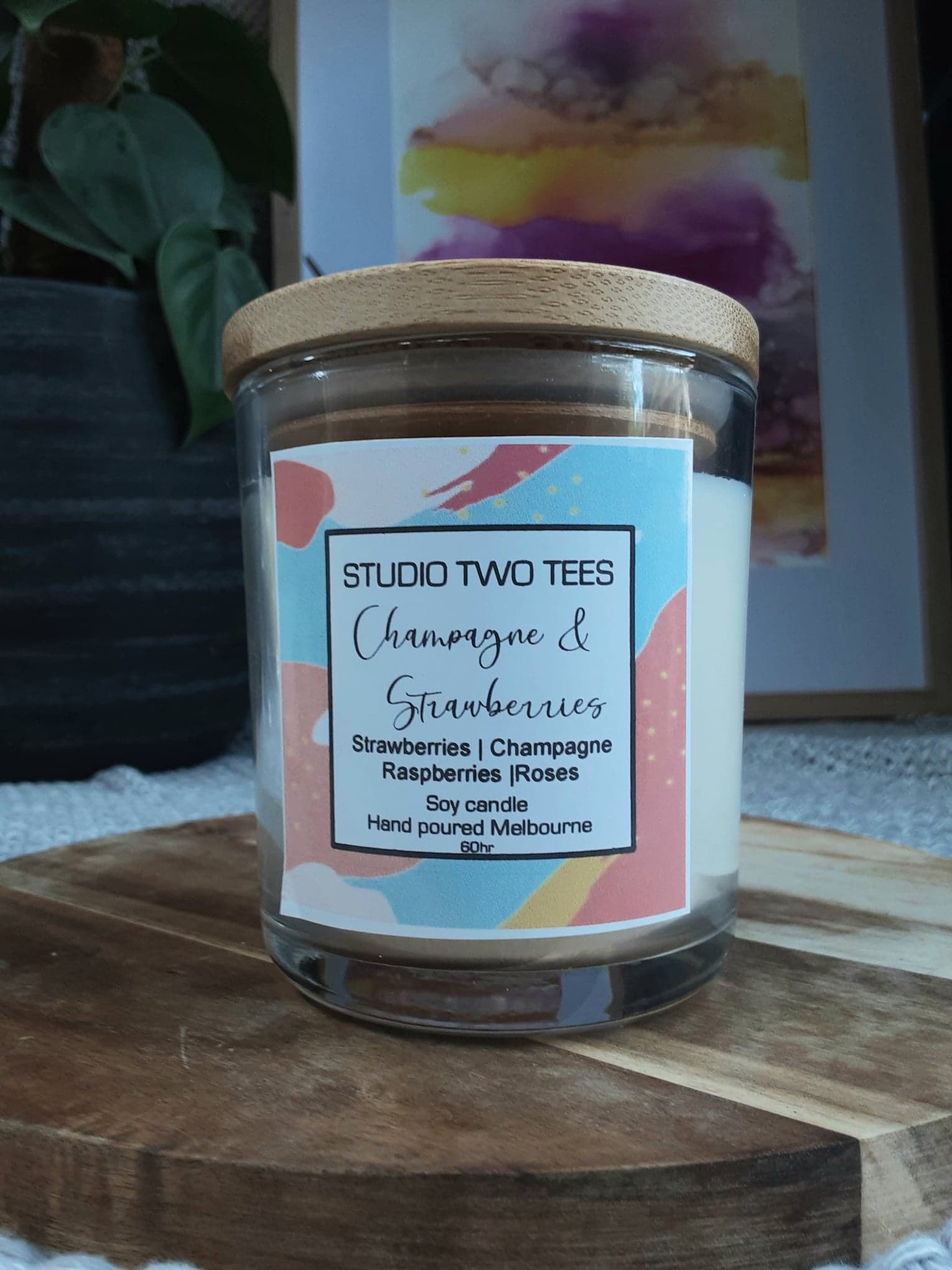 CHAMPAGNE STRAWBERRIES soy candle