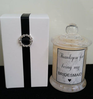 SOY CANDLE with diamante