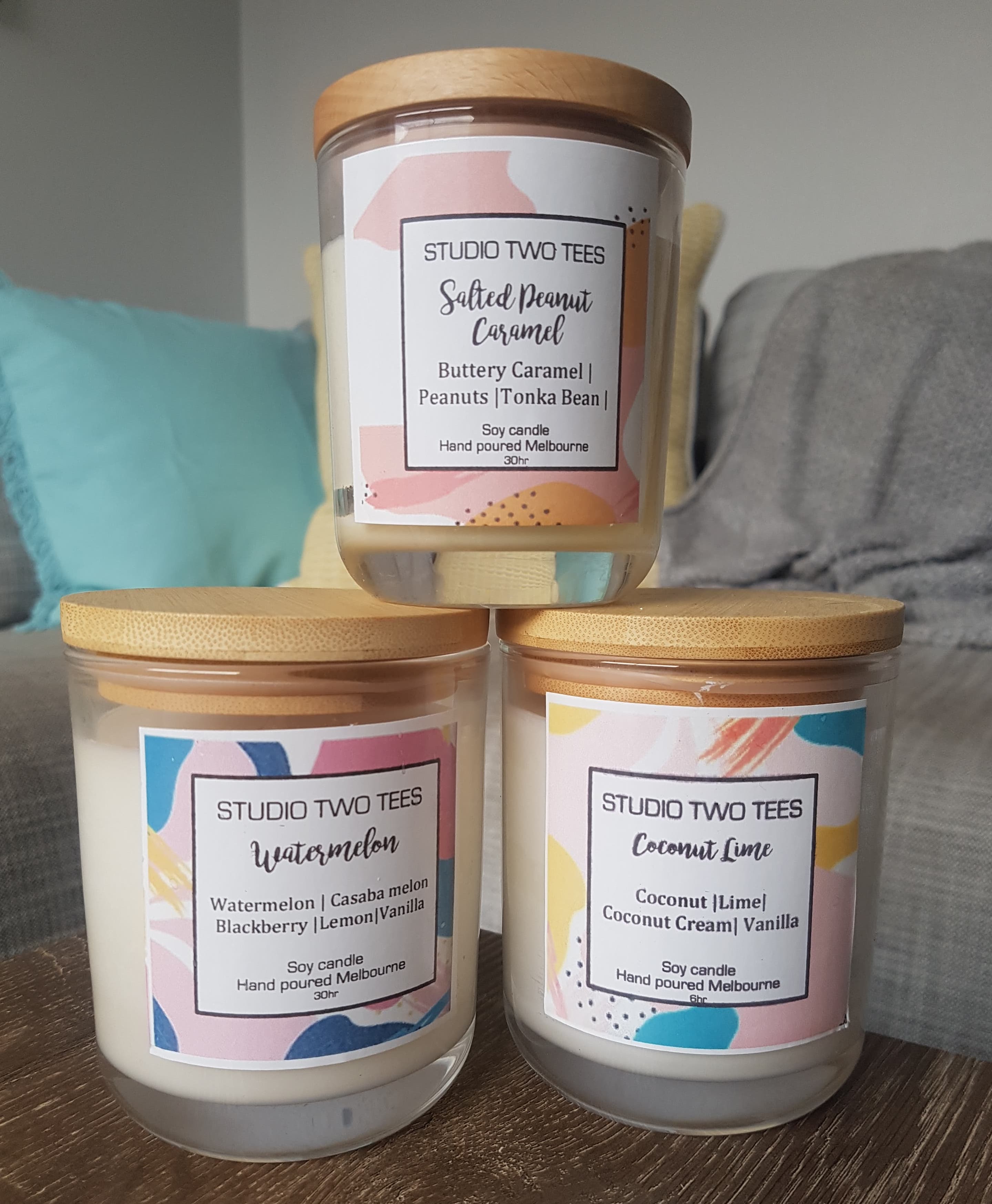 Studio two tees Soy candles