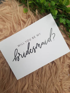 Bridesmaid Gift Card
