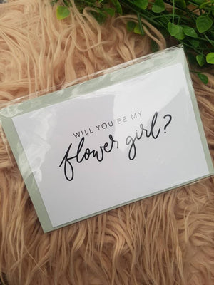 Flower girl Gift card